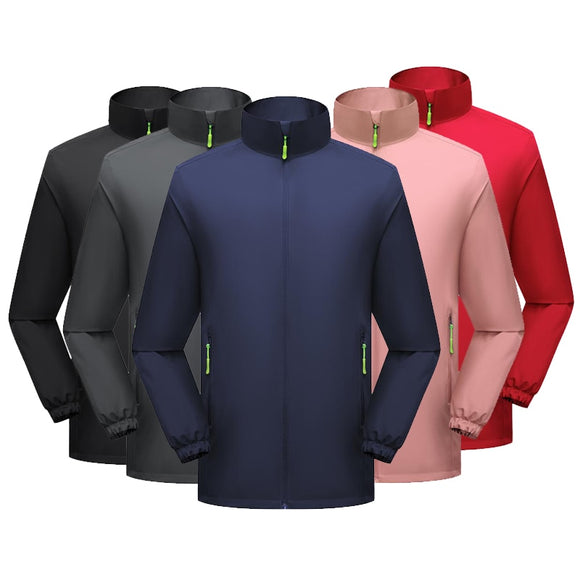 Men's Thin Hooded Windbreaker Coat Male Windproof Waterproof Outdoor Coat Men's Fashion Hiking Outdoor Jackets 4XL Custom logo