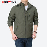 Men&#39;s Jackets Autumn Overcoat Coats Spring Classic Fashion Male 2022 Fit New Casual Windproof Demin Hombre Camouflage MOOWNUC