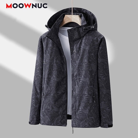 Men's Jacket Windbreaker Male Spring Coats 2022 New Autumn Outdoors Overcoat Youth Windproof Hombre Casual Coveral Brand MOOWNUC