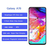 Samsung Galaxy A70 A705F/DS 6.7 Inches  Dual Sim 6GB RAM 128GB ROM CellPhone Snapdragon 675 NFC  32MP Camera 4500mAh SmartPhone