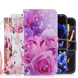 Leather Phone Case For Huawei P30 P20 P9 Lite Mini P Smart Mate 20 10 Honor 10 8 9 Lite 6X Y5 Y6 Y7 Y9 2019 7A 8X 8A Pro Cover