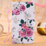 iPhone11 Pro Flower Leather Cases For iPhone 11 Pro XS Max XR 10 X Case iPhone 8 7 5S SE 6 6S Plus Flip Cover Wallet Phone Bag