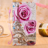 iPhone11 Pro Flower Leather Cases For iPhone 11 Pro XS Max XR 10 X Case iPhone 8 7 5S SE 6 6S Plus Flip Cover Wallet Phone Bag