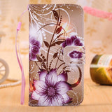 iPhone11 Pro Flower Leather Cases For iPhone 11 Pro XS Max XR 10 X Case iPhone 8 7 5S SE 6 6S Plus Flip Cover Wallet Phone Bag