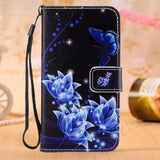 iPhone11 Pro Flower Leather Cases For iPhone 11 Pro XS Max XR 10 X Case iPhone 8 7 5S SE 6 6S Plus Flip Cover Wallet Phone Bag