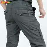 Quick Dry Casual Pants Men Summer Army Military Style Trousers Men's Tactical Cargo Pants Male lightweight Waterproof Trousers