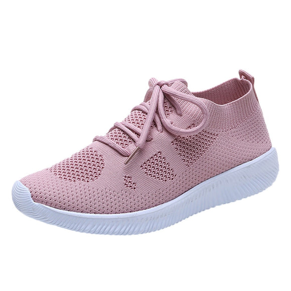 SAGACE Women's sneakers women casual shoes women Outdoor Mesh Lace Up Sports Shoes Breathable Shoes female Sneakers Leisure 2019