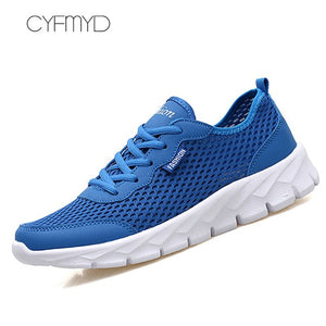 Wedges Sneaker Men Summer Air Mesh Causal Shoes Male Large Size 42-48 Light Weight Lace-Up Mans Footwear Hellow Sneakers