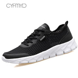 Wedges Sneaker Men Summer Air Mesh Causal Shoes Male Large Size 42-48 Light Weight Lace-Up Mans Footwear Hellow Sneakers