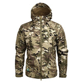 Mege Brand Clothing Men Military Jacket US Army Tactical Sharkskin Softshell Autumn Winter Outerwear Camouflage Jacket and Coat
