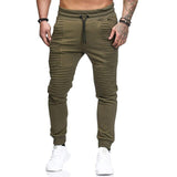 Men's High quality Men Pants Fitness Casual Elastic Pants Bodybuilding Clothing Casual  Sweatpants Joggers Pants Cargo Pants
