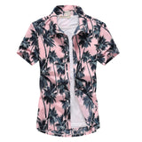 Mens Summer Beach Hawaiian Shirt 2020 Brand Short Sleeve Plus Size Floral Shirts Men Casual Holiday Vacation Clothing Camisas