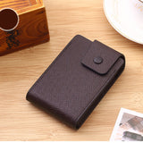 TANGYUE Men Credit Card Holder Leather Purse for Cards Case Wallet for Credit ID Bank Card Holder Women Cardholder and Coins