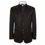 Men's Jacket Men's Chinese Stand Collar Slim Suit Jacket Men's Business Casual Formal Blazer Support Custom