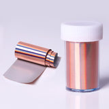 1 Roll  Rose Gold Nail Foils Sticker sparkly Sky Glitter Nail Art Transfer Stickers Paper DIY Tips Decoration