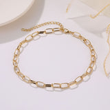 DAXI Trendy Gold Chain Necklace Layered Necklaces For Women Pendant Chains Necklace Set Womens Aesthetic Thick Necklace