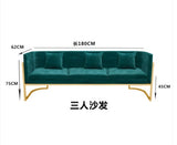 Tieyi Nordic studio talks about sofa clothing store, rest area, beauty salon, reception area, small sofa, simple and modern