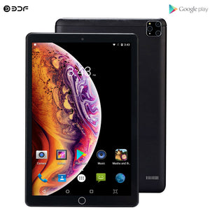New 10.1 Inch Google Play Tablets Android 7.0 Quad Core 3G Phone Call GPS WiFi Bluetooth 2.5D Tempered Glass 1280*800 IPS Tablet