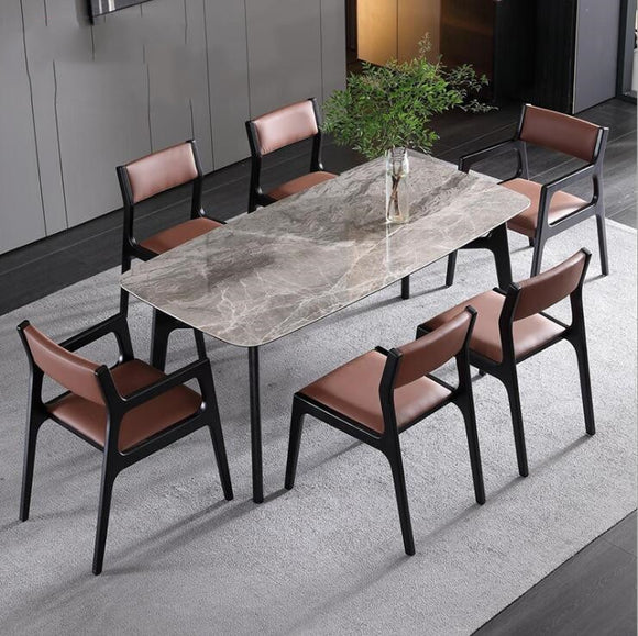 Marble Stone Modern Style Dining Table Sets for Sale