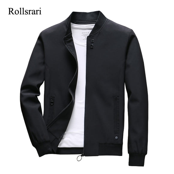 Spring Autumn Jackets Men New Casual Solid Fashion Streetwear Thick Winter Jacket Mens Jaqueta Slim Fit Outwear High Quality 105