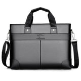 5pcs/lot Briefcase business 15 inch laptop Bag Men PU Leather Men Bags luxury Business Brand Male computer Handbags 2020 New