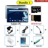 2020 New Tablet Pc 10 inch Android 9.0 Google Play 3G Phone Call Tablets WiFi Bluetooth GPS IPS 2.5D Tempered Glass+Free Gifts