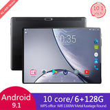 2020 Newest 10 Inch tablet Android 8.0 Octa Core 6GB RAM 128GB ROM 3G 4G FDD LTE Wifi Bluetooth GPS Phone call Tablet pc