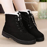 Women Boots Winter Warm Snow Boots Women Faux Suede Ankle Boots For Female Winter Shoes Botas Mujer Plush Shoes Woman WSH3132