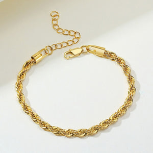 Vnox Chic Women's Flat Snake Chain Herringbone Bracelets Minimalist Stainless Steel Dainty Jewelry for Lady Female Adjustable