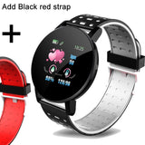 119Plus Smart watches For Women Waterproof Sports Smartwatch Heart Rate Monitor Blood Pressure Functions  Digital Watch Clock