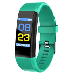 2020 NEW Color Screen  Women Men High Breathable Strap Sport Watch Waterproof with Call Message Reminder Heart Rate Smart band