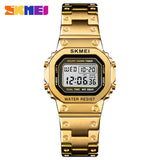 SKMEI 1433 Women Digital Watch Waterproof Stopwatch Chronograph Sport Wristwatches Luminous Electronic Watches Alarm Clock