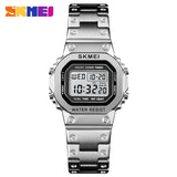 SKMEI 1433 Women Digital Watch Waterproof Stopwatch Chronograph Sport Wristwatches Luminous Electronic Watches Alarm Clock