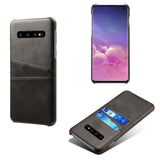 For Samsung Galaxy S10 Plus S9 Note 9 A6 A8 2018 A7 A9 A3 A5 A7 2017 J3 J5 J7 2016 Card Slots Cover PU Leather+PC Cases Fundas