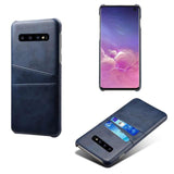 For Samsung Galaxy S10 Plus S9 Note 9 A6 A8 2018 A7 A9 A3 A5 A7 2017 J3 J5 J7 2016 Card Slots Cover PU Leather+PC Cases Fundas