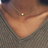 Modyle Bohomian Multilayer Choker Necklace Women Round Map Pendant Necklace for Women Metal Gold Color Sequins Jewelry