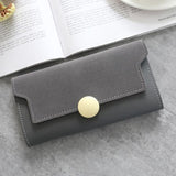 Vintage Frosted Clamshell Wallets For Women High Quality Pu Leather Wallet Women New Fashion Designer  Purses And Handbags Luxur
