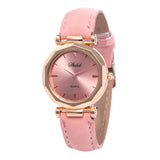 Women's Watch Bracelet Leather Casual Ladies Girls Clock Gifts Luxury Analog Male Female Quartz Men Watches Crystal Wristwatch