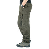 Men Cargo Pants Casual Multi Pockets Military Tactical Pants Pantalon Hombre Men Sweatpants Straight Long Trousers Plus Size 3XL