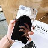 Mirror Phone Case For iPhone 12 pro max 12mini XS MAX XR 7 8 PLUS Back Cover Protector Case For iphone 11 pro max TPU Soft Case