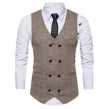 3 Pieces Business Blazer +Vest +Pants Suit Sets Men Autumn Fashion Solid Slim Wedding Set Vintage Classic  Male Suit