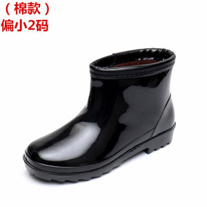 Cotton Boots Men Winter Warm Fur Shoes Waterproof Rain Boots Rubber Shoe 2020 New Male Ankle Boots Waterproof