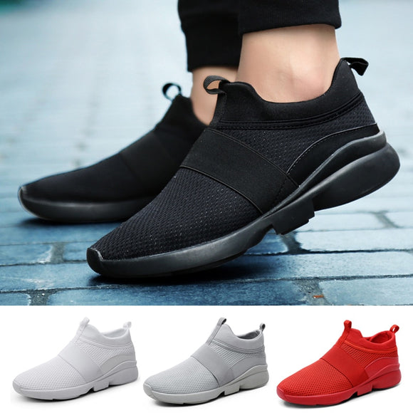 New Arrival Men's Sneakers Breathable Mesh Sneakers Running Shoes Gym Sports Shoes