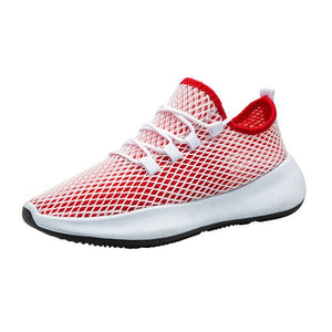 New Ultra Light Sneakers Men New Breathable Mesh White Lace Up Footwear Comfortable Outdoor Fashion Running Shoes Men Sneakers