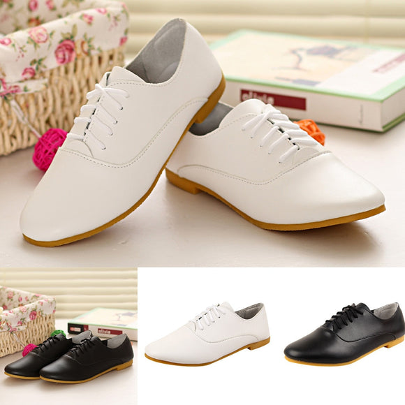 Women's Round-toe Casual Shoes Flat-bottomed Female Student White Shoes All-match Exquisite Walking Shoes 2020#g30