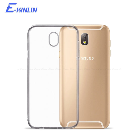 Silicone UltraThin Clear Soft Full Protective Cover For Samsung Galaxy J8 J7 J5 J3 J6 J4 Pro Plus 2017 2018 TPU Back Case