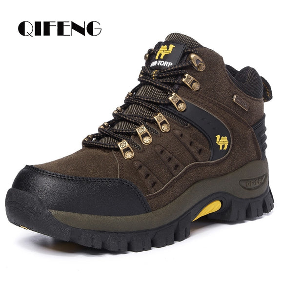 Trendy Classic Men Ankle Boots Wear Resisting Hiking Shoes Cow Suede Men Boot Comfortable Walking Sneaker For Man Tactical Shoes