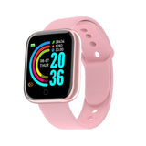 2021 Electronic Watch Blood Pressure Monitor Women Men Kids Smart Clock D20 Waterproof Sport Wristband Clock Add headset
