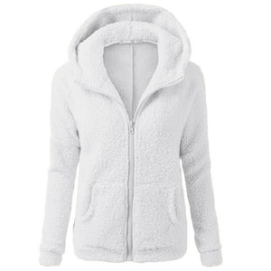 Plus size 5XL women winter jacket Lambskin fashion hooded zipper jacket female winter coat out wear