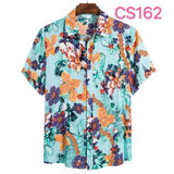 Floral Hawaiian Aloha Shirt Men 2020 Summer Short Sleeve Quick Dry Beach Wear Casual Button Down Vacation Clothing Chemise Homme